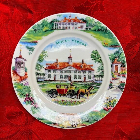 Mount Vernon Souvenir Plate - Picture 1 of 2